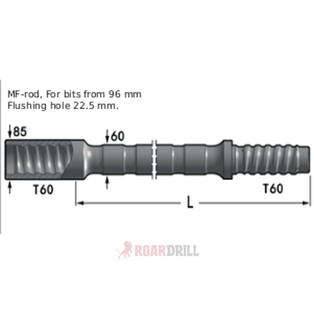 [1209-24R60-T60_85-3660-23-CL (61-T60-MF-3660)] ROD (BARRA) GT60/MF 3660 mm