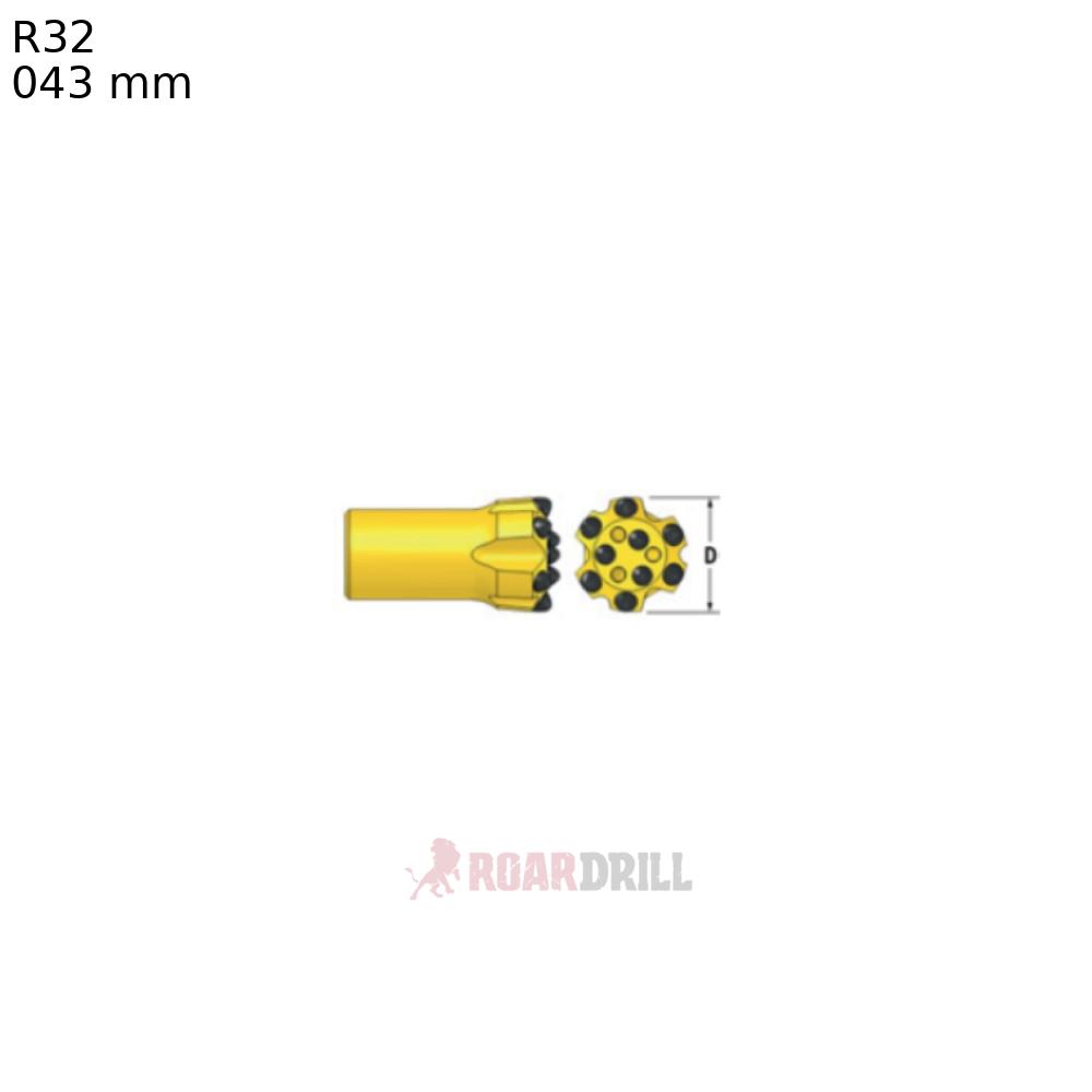 [1104-1431-43R32-28_59-45-51-CL (1-32-043-F11-B01)] BIT R32/43 Face:B, Botton: ( E6D9 +I3D9  SEMB)