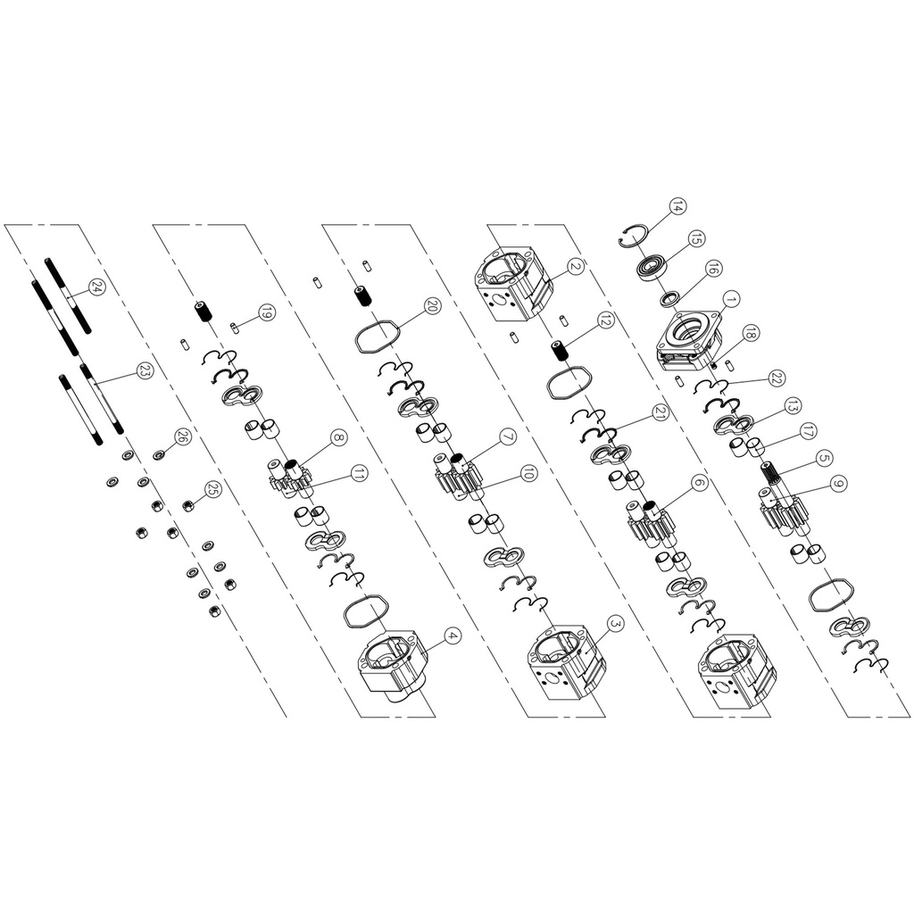 5105-004A0004 - Tuerca (Nut) (Fig. 25)