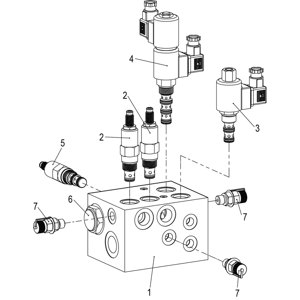 ROARDRILL TR45 — solenoid valve — 7340100001