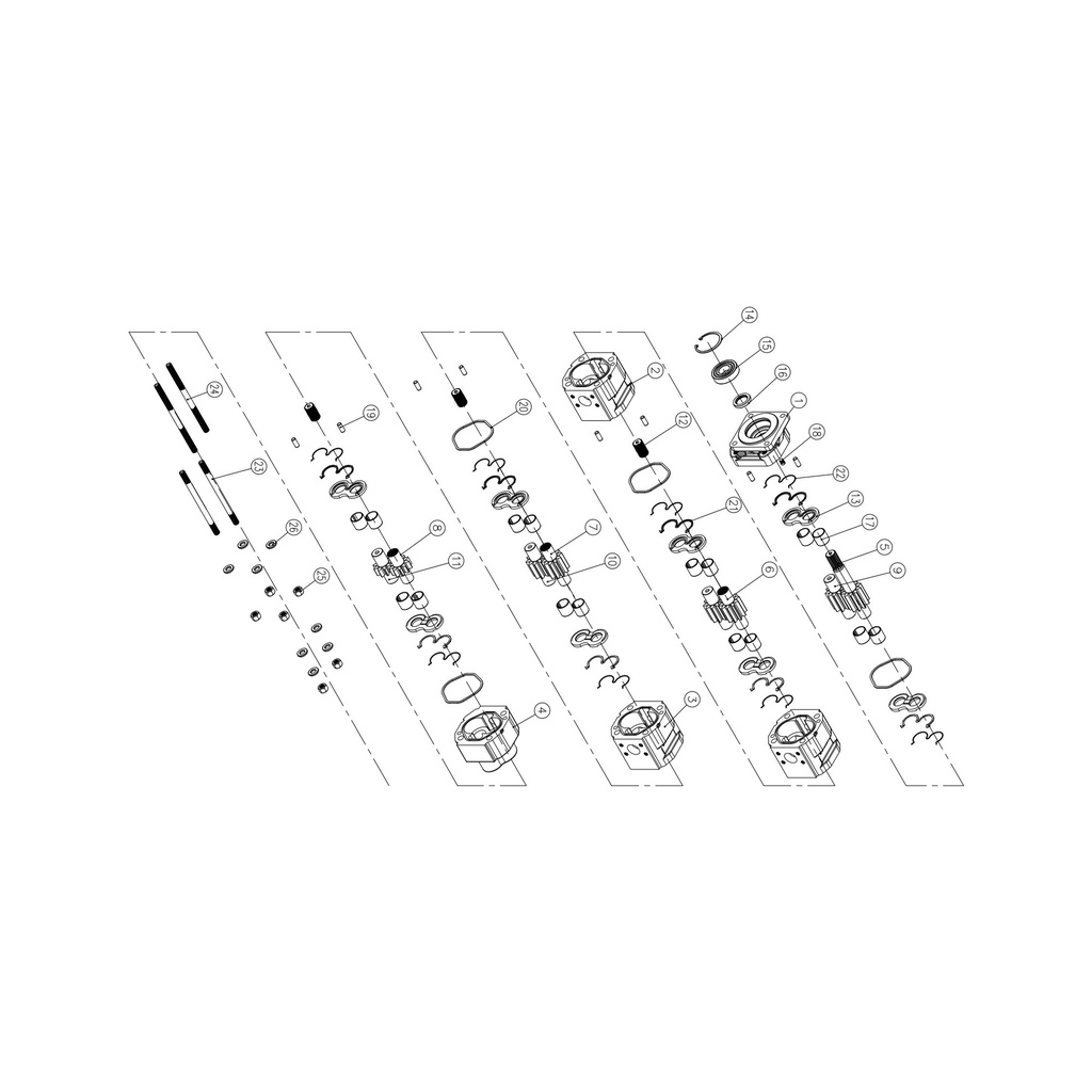 5105-W62-26-10 - Retén radialskeleton (Oil seal) (Fig. 10)