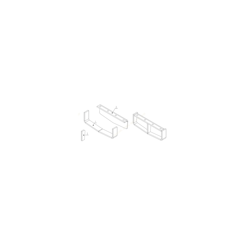 [5107-TR45.02.03-3] 5107-TR45.02.03-3 - Oruga Strengthening rib of (Track front guide mechanism) (Fig. 3)