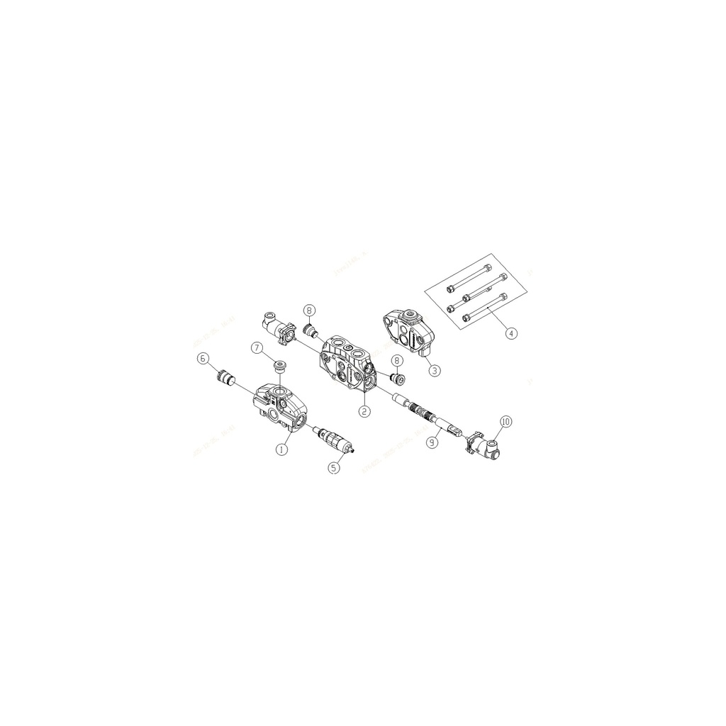 [5101-7131700004-10] 5101-7131700004-10 - Elemento de mando de la corredera (Valve core control element) (Fig. 10)