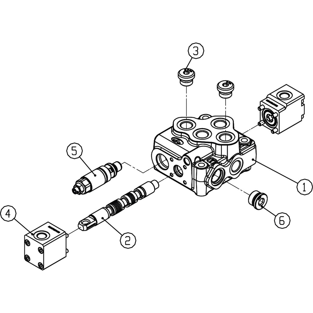 5107-TR45.02.04-1 - Placa guía del mecanismo guía de oruga (Track guide mechanism guide plate) (Fig. 1)