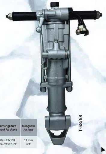 [16-T58-68] HAND HAMMER Martillo Manual T58-68